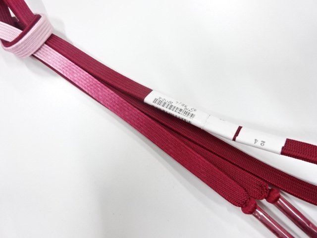 未使用品　正絹　手組帯締め